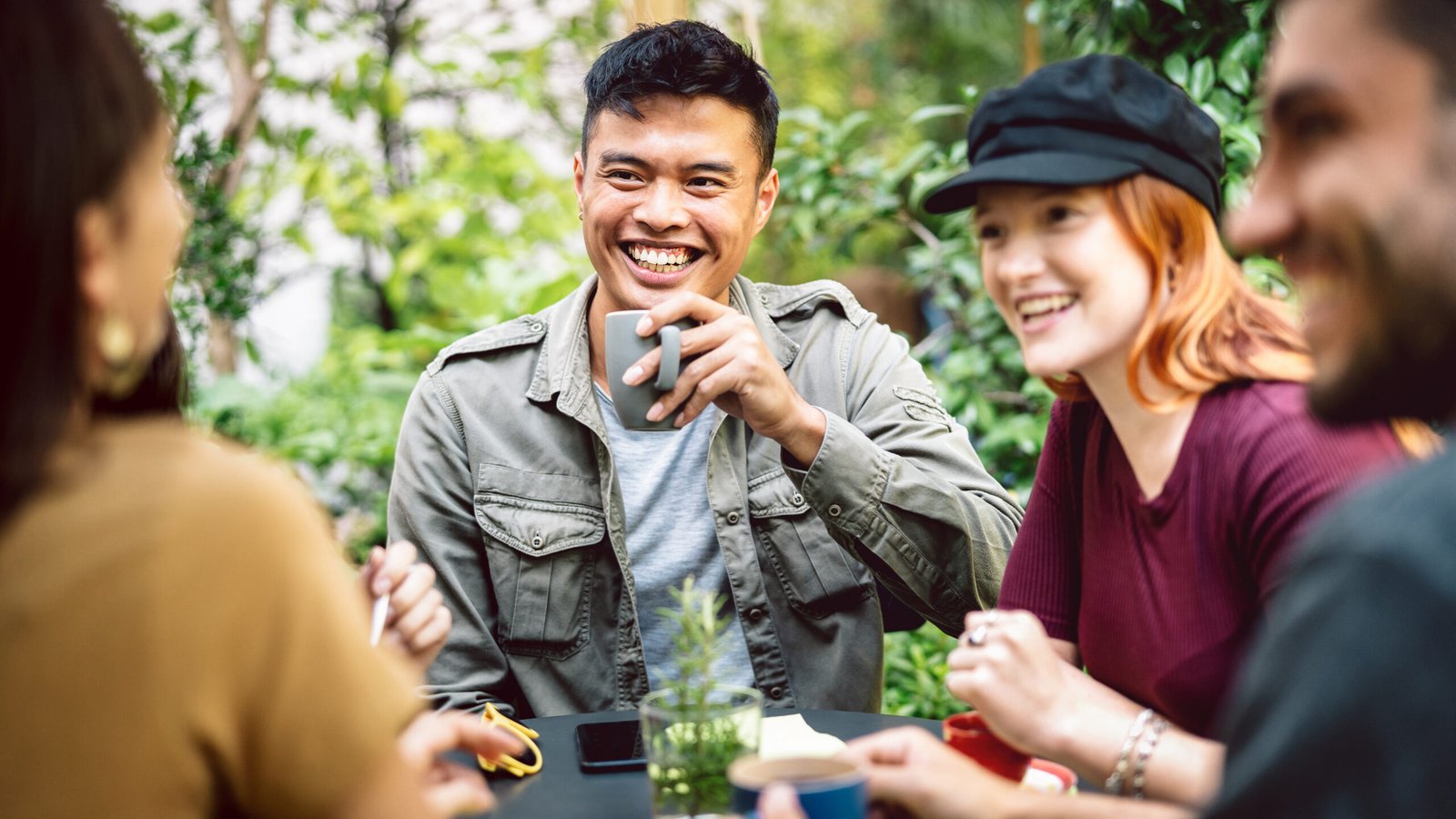 Co-living residents often hang out together